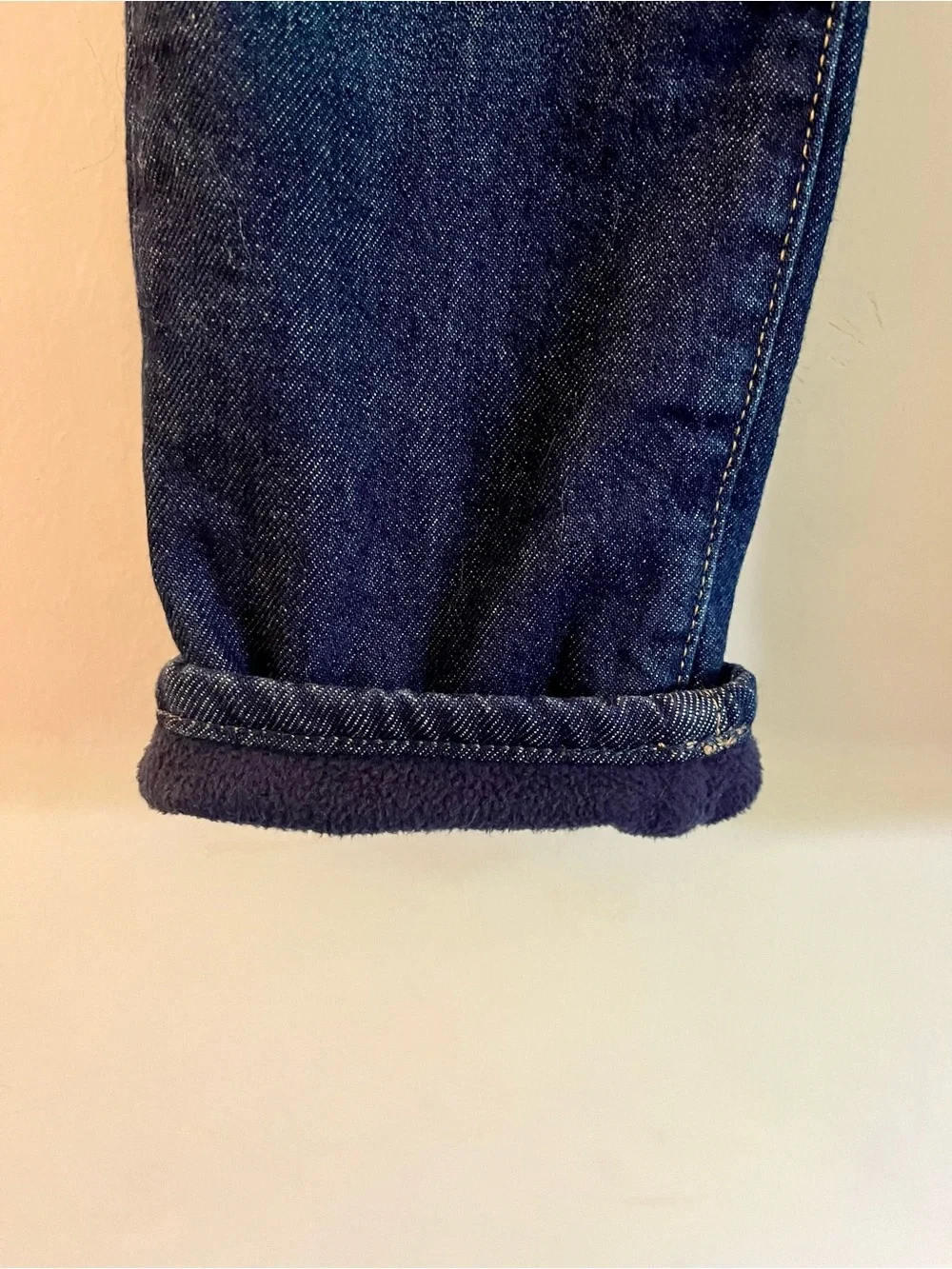 GAP fleece lined Dark Blue Kids' Denim Jeans NWT